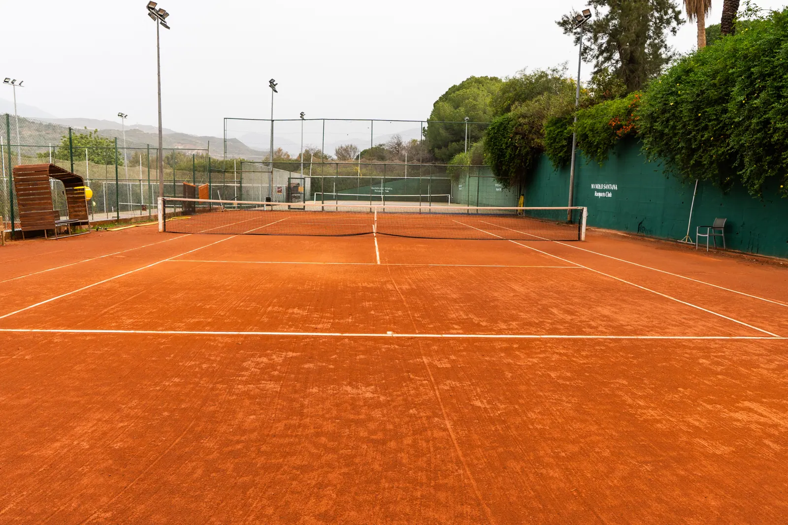 Clay court at the club